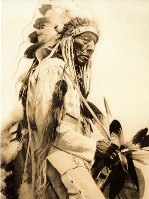 THE OLD CHEYENNE  EDWARD CURTIS NORTH AMERICAN INDIAN PHOTO
